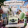 Sucre aromatisé pour barbe à papa goût pomme bouteille Voir les images du produit 3