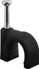Goobay 64682 Morsetto per cavi 9 mm, nero, 9 mm - Fissaggio Anteprima dell’immagine prodotto 1