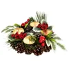 Świecznik adwentowy z szyszkami sosnowymi 7x24 cm Podgląd zdjęcia produktu 3