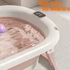 Baby Badewanne Set Faltbar mit Thermometer und Produktbild-Vorschau 2