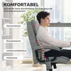 Ergonomiczne krzesło biurowe HOMCOM z funkcją masażu i Podgląd zdjęcia produktu 5