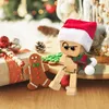 STILVORA Weihnachtsfiguren, Wackelfigur Holz Auto, Lustige Produktbild-Vorschau 6