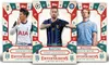 Three soccer trading cards featuring players Heung-Min Son, Hakan Çalhanoğlu, and Kevin De Bruyne. Produktbild-Vorschau