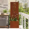 vidaXL Garten Sichtschutz-Leinwand Rostig 50 x 150 cm Produktbild-Vorschau 2