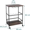 Relaxdays 4052025849344, 2 pół., Płyta mdf (MDF), Żelazo, Podgląd zdjęcia produktu 4