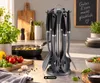 MICHELINO 7-tlg. Küchenhelfer-Set inkl. Ständer Schwarz Produktbild-Vorschau 3