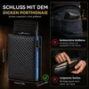 Luxurizz Slim Wallet Herren mit Magnetverschluss, Pop-Up Produktbild-Vorschau 3