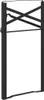 A black metal table leg is shown against a white background. Podgląd zdjęcia produktu