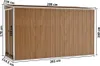 vidaXL Capannone attaccato Marrone 118x288x178 cm Acciaio Anteprima dell’immagine prodotto 8