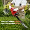 Wiltec Elektrische Heckenschere 520 W, Heckenschneider mit Produktbild-Vorschau 6