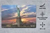 MuchoWow® Schreibtischunterlage Freiheitsstatue in New York Produktbild-Vorschau 2