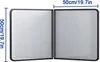 Spritzschutz Küchenrückwand 1 Stück, Edelstahl 304, Produktbild-Vorschau 3