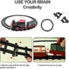 Weihnachtsspielzeug-Eisenbahnset für Kinder mit Licht und Produktbild-Vorschau 6