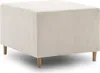 Pouffe-Fußhocker, Sitzpouf 64x55cm Fußhocker Für Sessel Produktbild-Vorschau 1