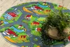 Teppich ring LITTLE VILLAGE Mehrfarben rund 100 cm Produktbild-Vorschau 3