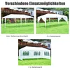Pavillon COSTWAY 3 x 6 m, pavillon de jardin avec 4 parois Voir les images du produit 7