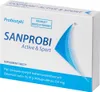 A product box for Sanprobi Active & Sport probiotics. Produktbild-Vorschau