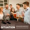 A group of people are gathered around a table, holding glasses of beer and smiling. Anteprima dell’immagine prodotto
