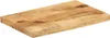 A close-up, angled view of a solid wood cutting board with a raw edge. Podgląd zdjęcia produktu