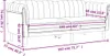 2-Sitzer Sofa Samt Rosa 182 x 77 x 74 cm Produktbild-Vorschau 9