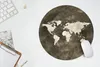 MuchoWow® Mauspad Mousepad Weltkarte - Retro - Gold 40x40 Produktbild-Vorschau 5