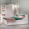 Bettgestell 120x200 cm Liegefläche, mit Bettschublade weiß Produktbild-Vorschau 4