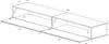 doporro Meuble TV Bas 200x40,2x30cm Armoire TV Blanc Mat Voir les images du produit 7