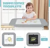 COSTWAY Set aus Kindertisch & Stühlen, Zeichentisch für Produktbild-Vorschau 5