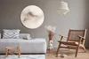 Runde Bilder 80x80 cm Marmoroptik gold beige Leinwandbild 1 Produktbild-Vorschau 2