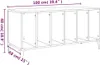 Plattenschrank Sonoma-Eiche 100x38x48 cm Holzwerkstoff Produktbild-Vorschau 8