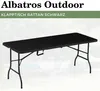 Albatros Buffettisch Klapptisch Schwarz/Rattan – robuste Produktbild-Vorschau 2