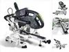 A collage of images showing a miter saw from different angles. Podgląd zdjęcia produktu