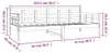 vidaXL Tagesbett Weiß Massivholz Kiefer 90x200 cm Produktbild-Vorschau 7