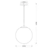 LED Pendellampe, Glaskugel, gold transparent, 25 cm, VARUS Produktbild-Vorschau 10
