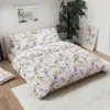 Kreppbettwäsche SPRING GARDEN lila 70x90 + 140x200 Produktbild-Vorschau 2