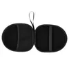 An open black headphone case on a white background. Voir les images du produit