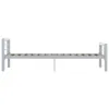 vidaXL Bettgestell Grau und Weiß Metall 100 × 200 cm -  Produktbild-Vorschau 5