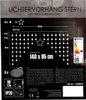 Weihnacht's LED Sternenvorhang mit 90 LED Produktbild-Vorschau