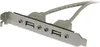 StarTech.com USBPLATE, 2 x IDC, 2 x USB A, 0,286 m, Srebrny Podgląd zdjęcia produktu 3
