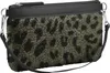 A close-up studio shot of a leopard-print pouch bag. Produktbild-Vorschau