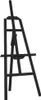 A black wooden easel is shown against a white background. Náhľad obrázku produktu