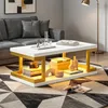 Table basse Merax avec éclairage LED, table de salon en MDF Voir les images du produit 5