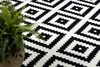Dywan BCF Morad RUTA Romby, geometryczny -  / krem czarny Podgląd zdjęcia produktu 5