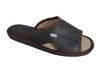 Pantofole da uomo in pelle Scarpe estive aperte Marrone Anteprima dell’immagine prodotto 7
