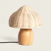 Tischlampe Holz und Rattan Karava Natürlich Produktbild-Vorschau 3