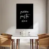 MuchoWow® - Leinwandbilder - Zitat - Pizza, Pasta, Vino - Produktbild-Vorschau 3