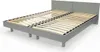 Zwillingsbett Massivholz mit Kopfteil Twin - 90x200 - Grau Produktbild-Vorschau 1