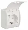 Wandcontactdoos Schuko, voor inbouw, met deksel, geschikt Productafbeelding-voorbeeld 4