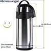 Edelstahl Airport Pumpkanne, 5 L - doppelwandig, Produktbild-Vorschau 7