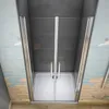 80X195cm Nische Drehtür Duschtür Pendeltür Nano-Glas Produktbild-Vorschau 5